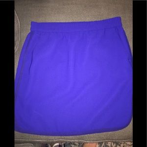 JCrew Factory Cobalt Blue Skirt